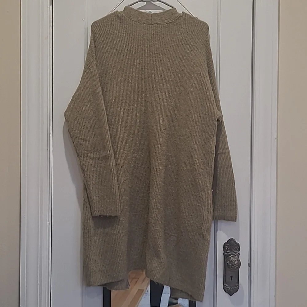 Express Green Duster Cardigan - Picture 4 of 6